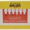 Discount ✨ School Smart Dry Erase Markers With Magnet And Eraser, Bullet Tip, Assorted, Set Of 6 🧨 -School Smart - shop 2023309 A ecommfullsize