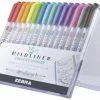 Brand new 👍 Zebra Pen MildLiner Creative Markers, Assorted Colors, Pack Of 15 🛒