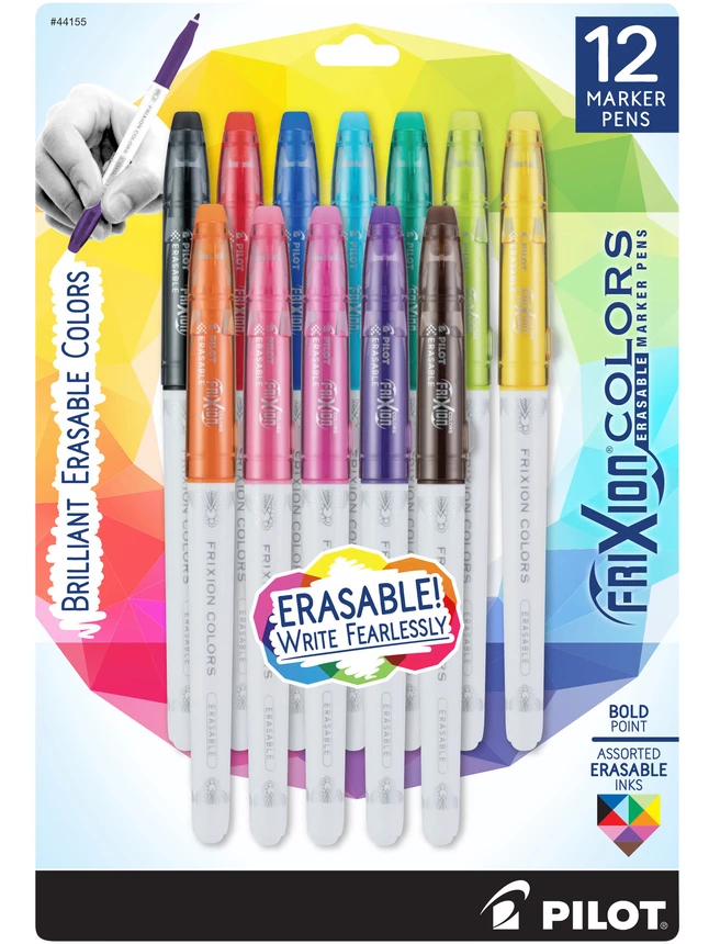 Wholesale π Pilot FriXion Colors Erasable Marker Pens, Assorted Colors, Set Of 12 π₯° 3 Wholesale π Pilot FriXion Colors Erasable Marker Pens, Assorted Colors, Set Of 12 π₯°