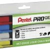 Top 10 🧨 Pentel PROGear Wet-Erase Liquid Chalk Marker, Pack Of 4 ✔️ -School Smart - shop 2025862 SPR ecommfullsize