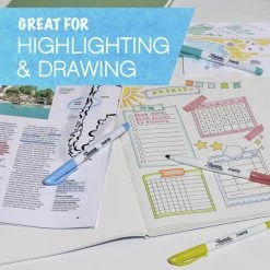 Brand new ⌛ Sharpie S-Note Creative Markers, Assorted Colors, Set Of 24 💯 -School Smart - shop 2039324 E ecommfullsize