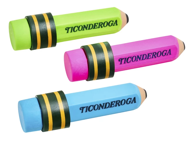 Top 10 βοΈ Ticonderoga Pencil Shaped Erasers, Neon, Pack Of 3 π 5 Top 10 βοΈ Ticonderoga Pencil Shaped Erasers, Neon, Pack Of 3 π - Image 3