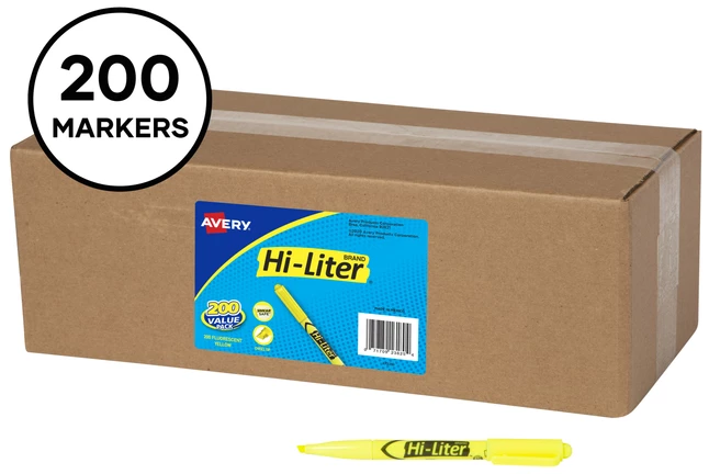Budget π Avery Hi-Liter Highlighter Value Pack, Pen Style, Pack Of 200 π₯° 3 Budget π Avery Hi-Liter Highlighter Value Pack, Pen Style, Pack Of 200 π₯°