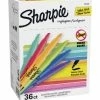 Cheap ✔️ Sharpie Pocket Style Highlighters, Chisel Tip, Assorted Colors, Set Of 36 🔔