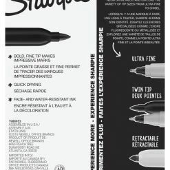 Cheapest 👏 Sharpie Permanent Markers, Fine Point, Assorted Colors, Set Of 5 💯 -School Smart - shop 2047948 A ecommfullsize