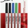 Coupon 👏 Sharpie Permanent Markers, Ultra Fine Point, Assorted Colors, Set Of 5 🎁