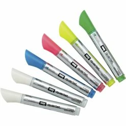 New ⭐ Quartet Glass Board Bullet Tip Neon Markers, Assorted Neon Ink, Pack Of 6 🎉