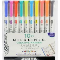 Best deal 🎁 Zebra Pen Mildliner Double Ended Highlighters, Assorted Colors, Set Of 10 🔥