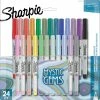 Cheapest 🛒 Sharpie Permanent Markers, Ultra Fine Point, Mystic Gems, Set Of 24 ⌛ -School Smart - shop 2086832 A ecommfullsize