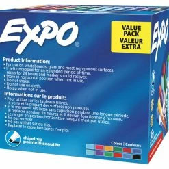New 😀 EXPO Low Odor Dry Erase Markers, Chisel Tip, Assorted Colors, Set Of 36 ⌛ -School Smart - shop 2087528 B ecommfullsize
