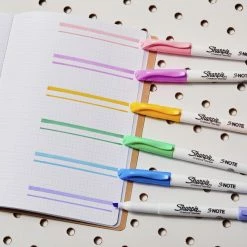 Discount 😍 Sharpie S-Note Creative Markers, Highlighters, Assorted Colors, Chisel Tip, Pack Of 6 👏 -School Smart - shop 2090621 D ecommfullsize