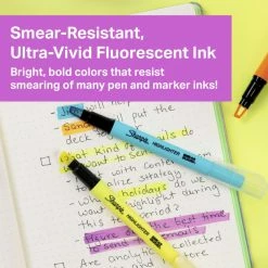 New 🔥 Sharpie Highlighter, Clear View Highlighter With See-Through Chisel Tip, Stick Highlighter, Assorted, Pack Of 12 🧨 -School Smart - shop 2090626 B ecommfullsize