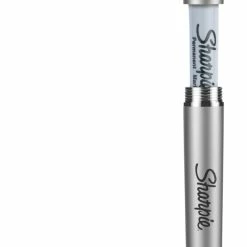 Outlet 👍 Sharpie Permanent Markers With Stainless Steel Marker Case, Fine Point, Black, Set Of 6 🤩 -School Smart - shop 2090627 C ecommfullsize