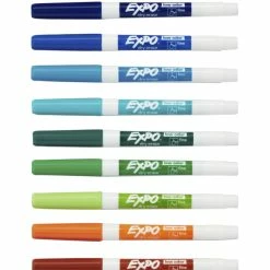Best Sale 🧨 EXPO Dry Erase Markers, Low Odor Fine Tip, Assorted Vibrant Colors, Pack Of 21 🎉 -School Smart - shop 2090634 D ecommfullsize