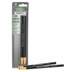 New ❤️ Dixon Phano China Markers, Black, Pack Of 2 💯 -School Smart - shop 2090802 B ecommfullsize