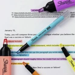 Cheapest 😉 Sharpie Highlighter, See-through Chisel Tip, Tank Style, Assorted, Pack Of 8 🔔 -School Smart - shop 2092344 D ecommfullsize 1