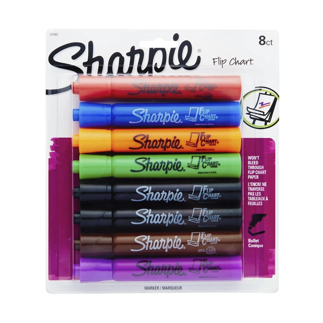 Outlet ๐ฅฐ Sharpie Flip Chart Markers, Bullet Tip, Assorted Colors, Pack Of 8 ๐ 3 Outlet ๐ฅฐ Sharpie Flip Chart Markers, Bullet Tip, Assorted Colors, Pack Of 8 ๐