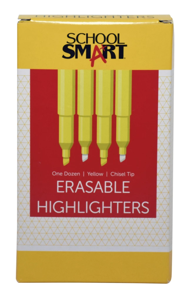 Coupon ๐ School Smart Erasable Pen Style Highlighters, Chisel Tip, Yellow, Pack Of 12 ๐ฅฐ 7 Coupon ๐ School Smart Erasable Pen Style Highlighters, Chisel Tip, Yellow, Pack Of 12 ๐ฅฐ - Image 5