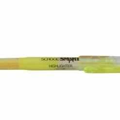 New 😀 School Smart Liquid Pen Style Highlighters, Chisel Tips, Yellow, Pack Of 12 🧨 -School Smart - shop 2100583 C ecommfullsize