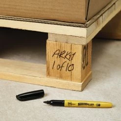 Budget 🔥 Avery UltraDuty Marks A Lot Permanent Markers, Bullet Tip, Water Resistant, Industrial Grade Ink, Black, Pack Of 12 🎉 -School Smart - shop 2100607 C ecommfullsize