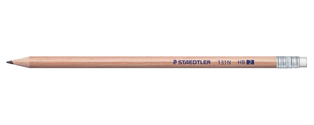 Promo 𧨠Staedtler Round Barrel HB2 Unpainted Woodcased Pencil, Pack Of 10 Plus 1 Bonus Eraser ⨠4 Promo 𧨠Staedtler Round Barrel HB2 Unpainted Woodcased Pencil, Pack Of 10 Plus 1 Bonus Eraser ⨠- Image 2