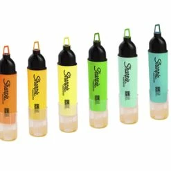 Budget ✨ Sharpie Highlighter, Clear View Highlighter With See-Through Chisel Tip, Tank Highlighter, Assorted, Pack Of 12 ❤️ -School Smart - shop 2102341 C ecommfullsize