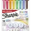 Promo ⌛ Sharpie S-Note Duo, Fine And Chisel Tips, Assorted Colors, Pack Of 16 🎉