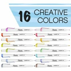 Promo ⌛ Sharpie S-Note Duo, Fine And Chisel Tips, Assorted Colors, Pack Of 16 🎉 -School Smart - shop 2102344 C ecommfullsize