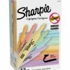 Best deal 🌟 Sharpie Tank Highlighters, Mild Pastel Colors, Assorted, Chisel Tip, Pack Of 12 🧨 -School Smart - shop 2102345 A ecommfullsize