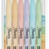 Cheapest 🥰 Sharpie Pocket Highlighters, Chisel Tip, Assorted Mild Pastel Colors, Pack Of 5 🔔