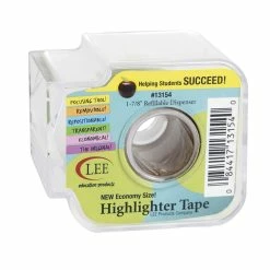 Discount 🔥 Lee Products Lee Removable Highlighter Tape Empty Dispenser Used With Refill Rolls (13155 - 13160) ⭐