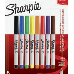 Deals 🧨 Sharpie Ultra Fine Point Permanent Marker, Assorted, Set Of 8 😉